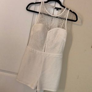 Backless One-piece Short Set